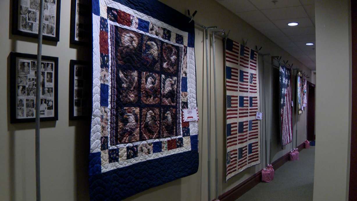 Patriotic quilts fill Garfield County courthouse for America’s 250th celebration