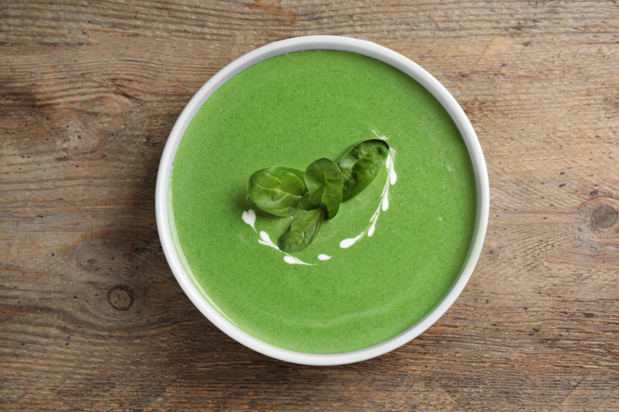 It might be green, but this green goddess soup really does taste delicious!