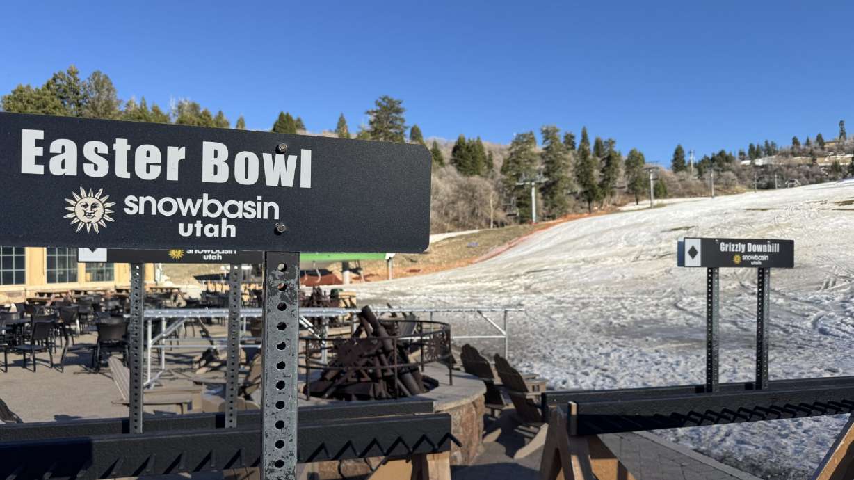 Snowbasin ski season ends Sunday, one month earlier than average