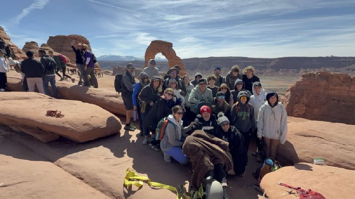Man living with ALS carried to Delicate Arch in emotional birthday trek