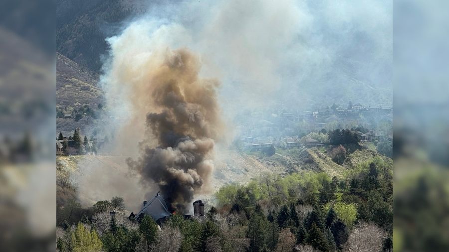 United Fire Authority tackle house fire in Cottonwood Heights | KSL.com