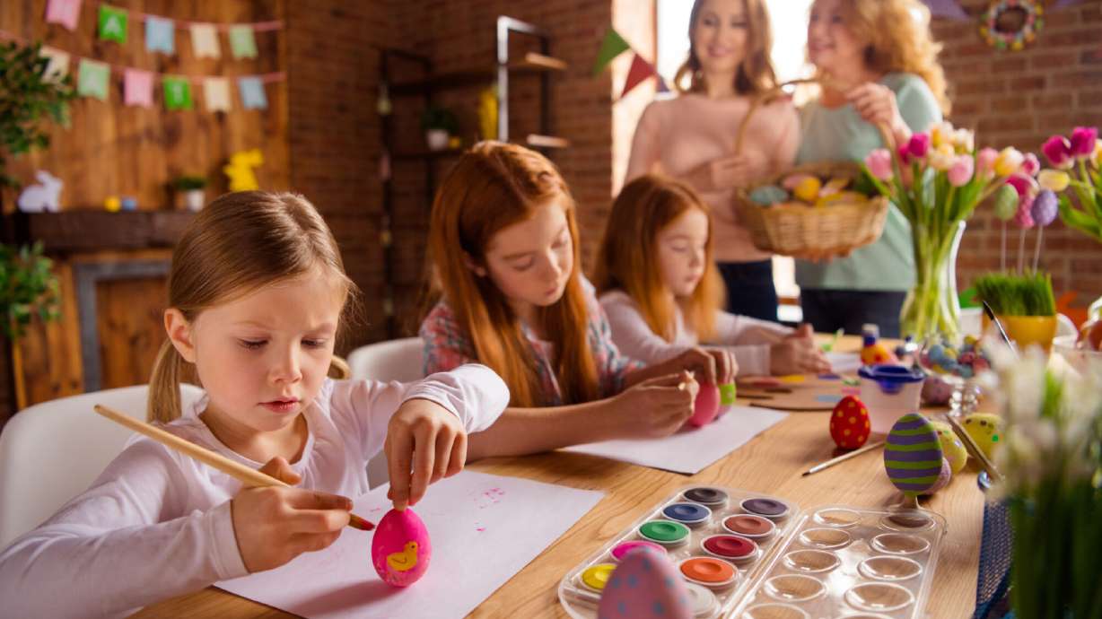 Try a new way to decorate Easter eggs this year.