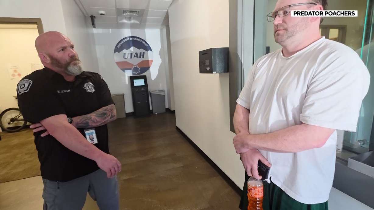 Civilian group ‘Predator Poachers’ confronts repeat sex offender at Utah halfway house