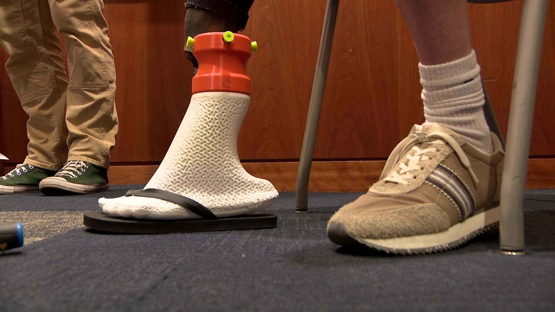 Printing a leg: BYU students test 3D-printed prosthetics