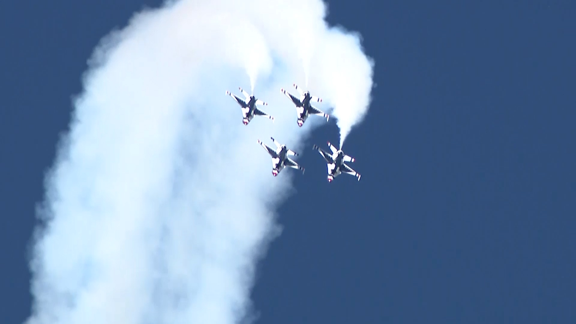 A file image of the Air Force Thunderbirds, preparing for the Warriors Over the Wasatch Air Show.