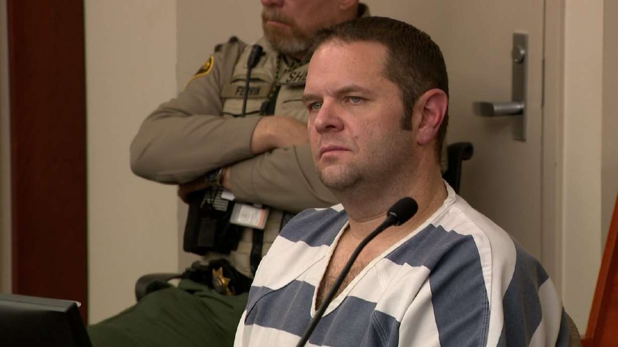 Former Salt Lake City Fire captain Chris Burk at his preliminary hearing.