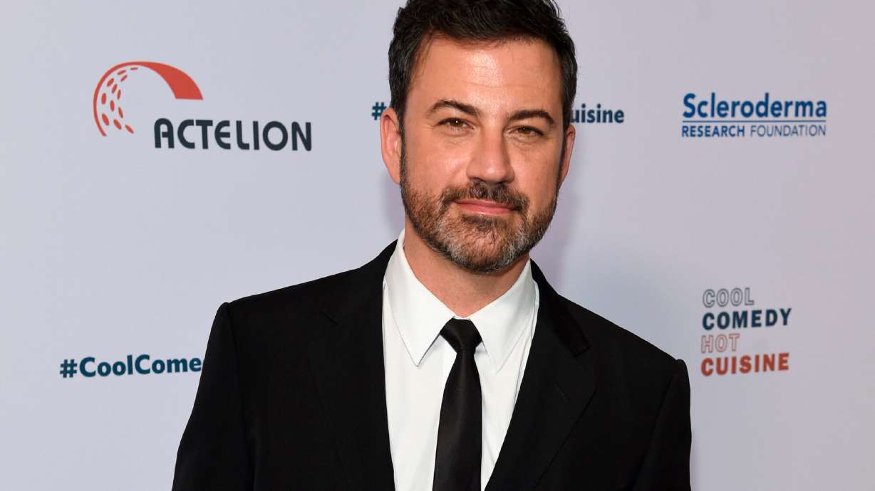 In this June 16, 2017, file photo, Jimmy Kimmel attends the 30th annual Scleroderma Foundation Benefit at the Beverly Wilshire hotel in Beverly Hills, Calif.