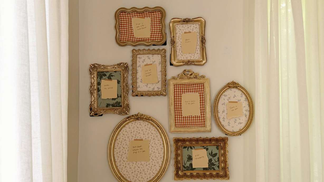 At a glance, it may just look like framed sticky notes. But Taelyn Crosby calls it the wall that changed her life. It's her bucket list wall, and it's filled with ideas to make the everyday more meaningful.
