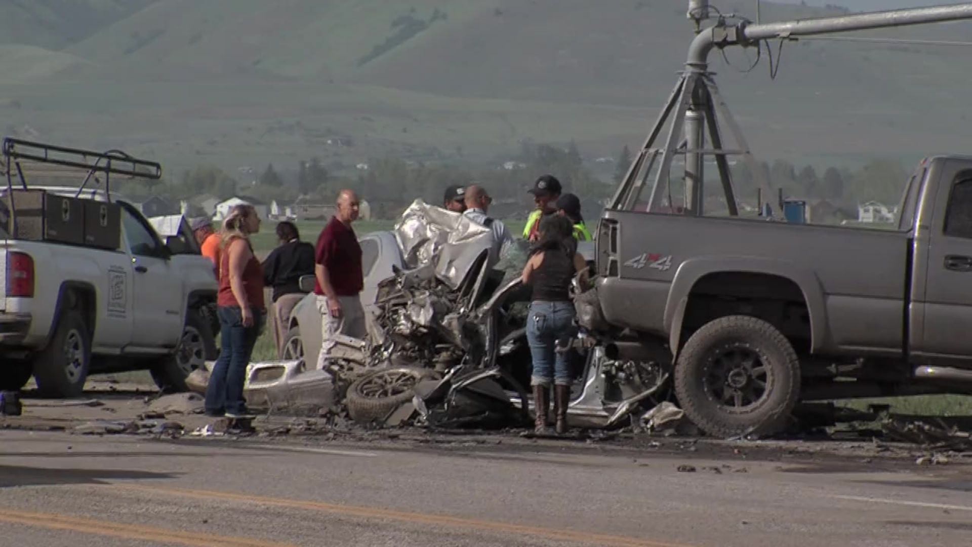 Multiple serious injuries reported after dust storm leads to 8 vehicle crash near Utah, Idaho border