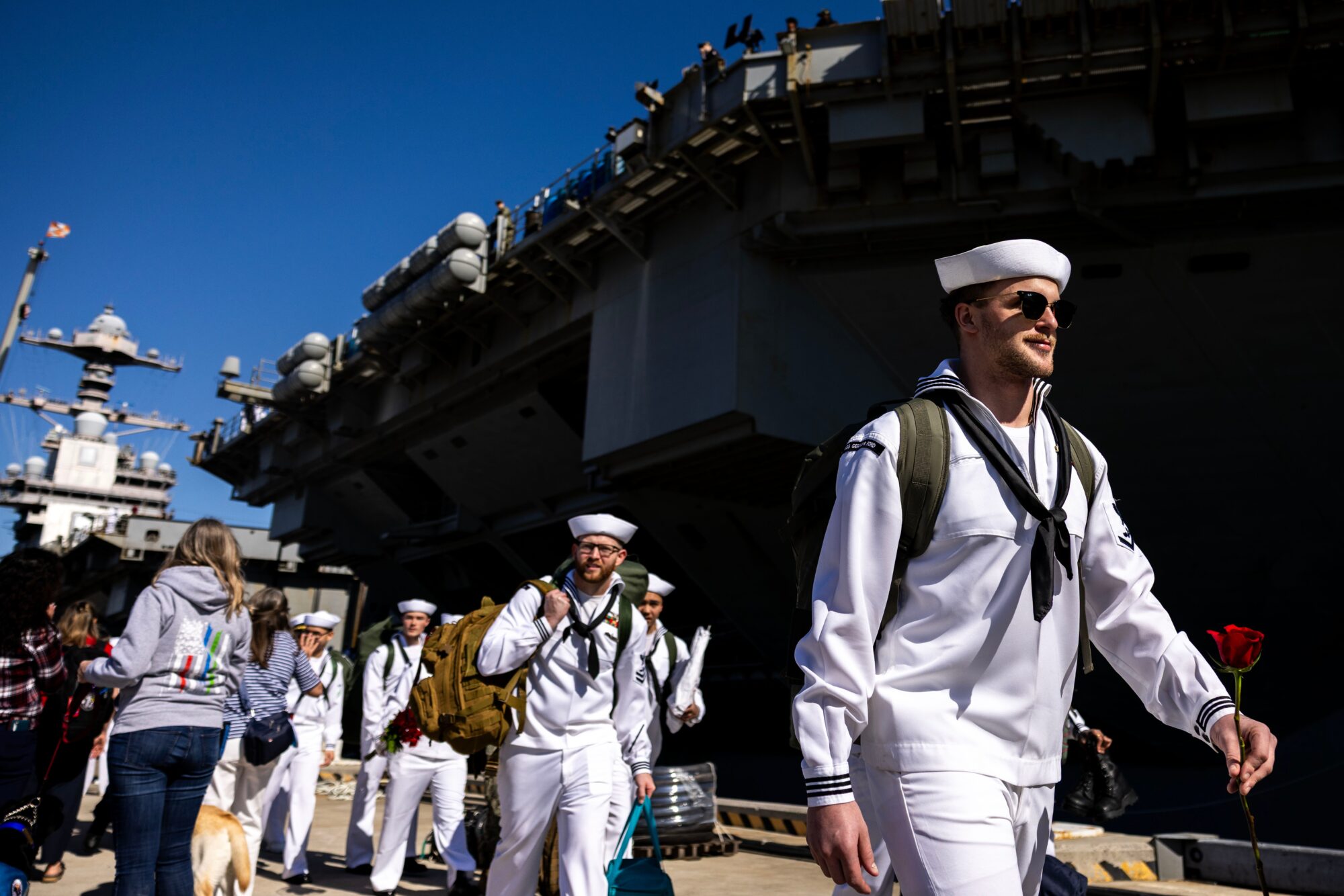 USS Ford returns home after 11-month deployment supporting the Iran war and Maduro's capture