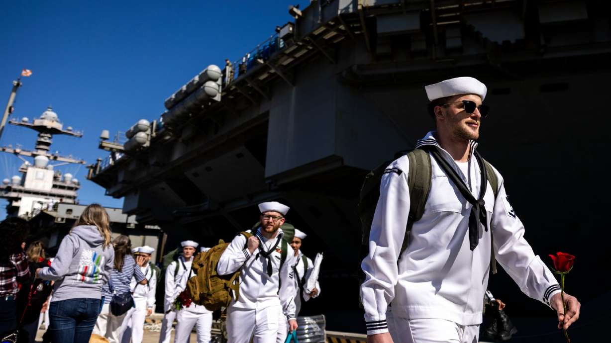 USS Ford returns home after 11-month deployment supporting the Iran war and Maduro's capture