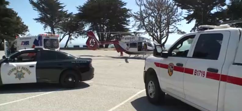 Driver dies after car plunges more than 400 feet off cliff