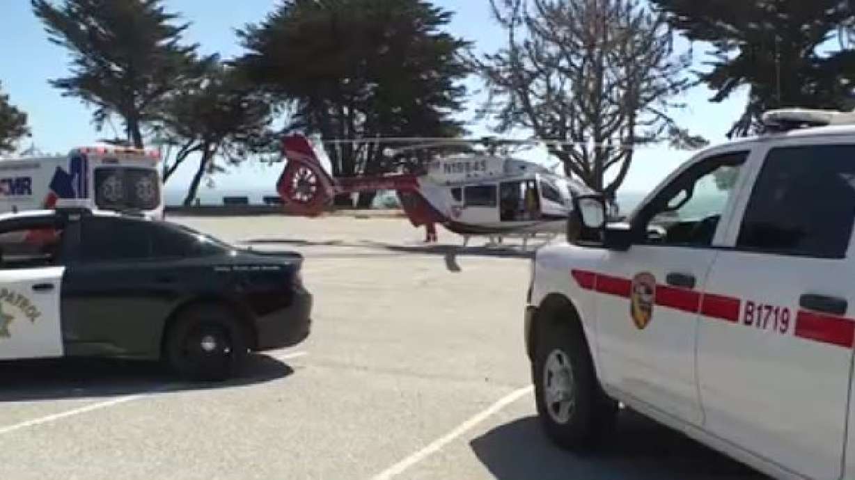 Driver dies after car plunges more than 400 feet off cliff