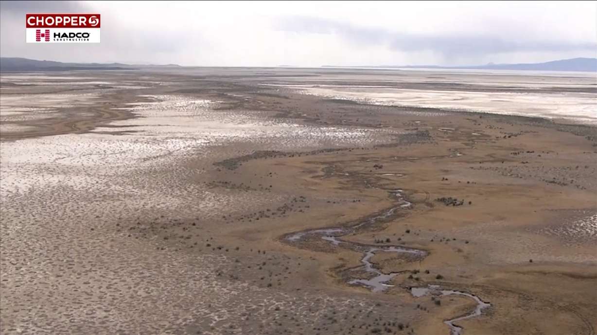 An aerial view of where water rights are being requested for the proposed Stratos data center.