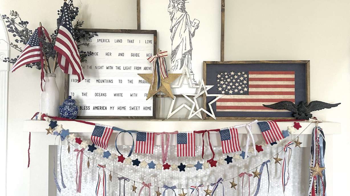 DIY the flag banner that will be your staple decor piece all summer.