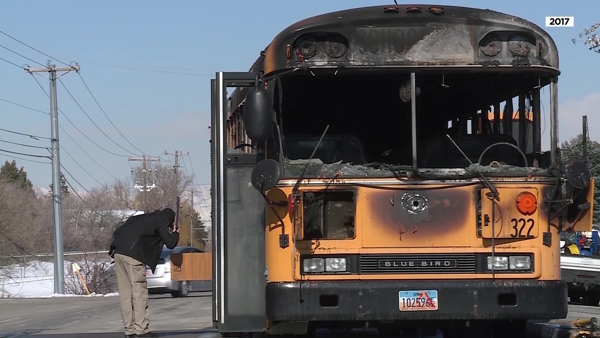 Utah bus driver sentenced to 5 years in prison for setting bus on fire