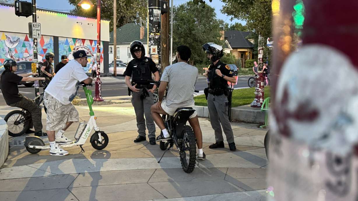 SLC Police conduct enforcement around “999 Ride”