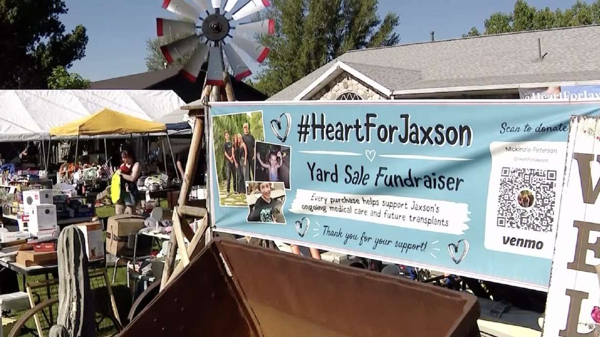 Lindon community supports man after heart transplant