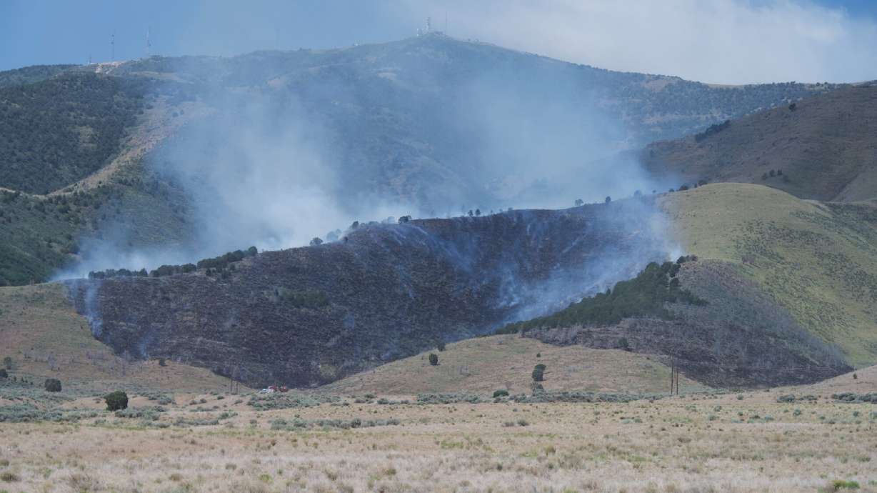 Wildfire grows to 15-20 acres in remote area near Saratoga Springs