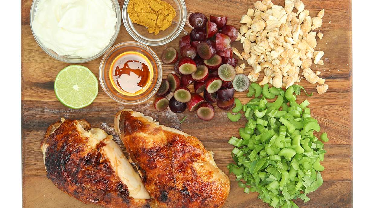 This curried chicken salad is perfect for sandwiches, wraps, picnics and make-ahead lunches.
