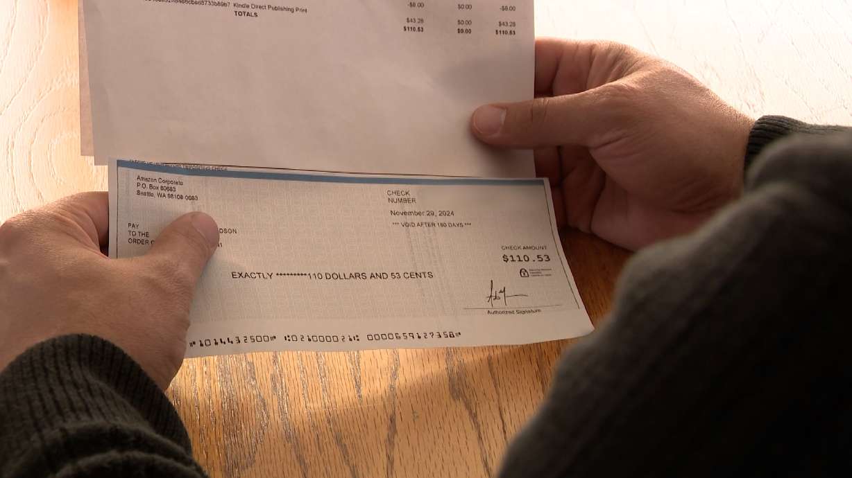 Get Gephardt helps Utah author receive royalties after he finds uncashed check years after it expired
