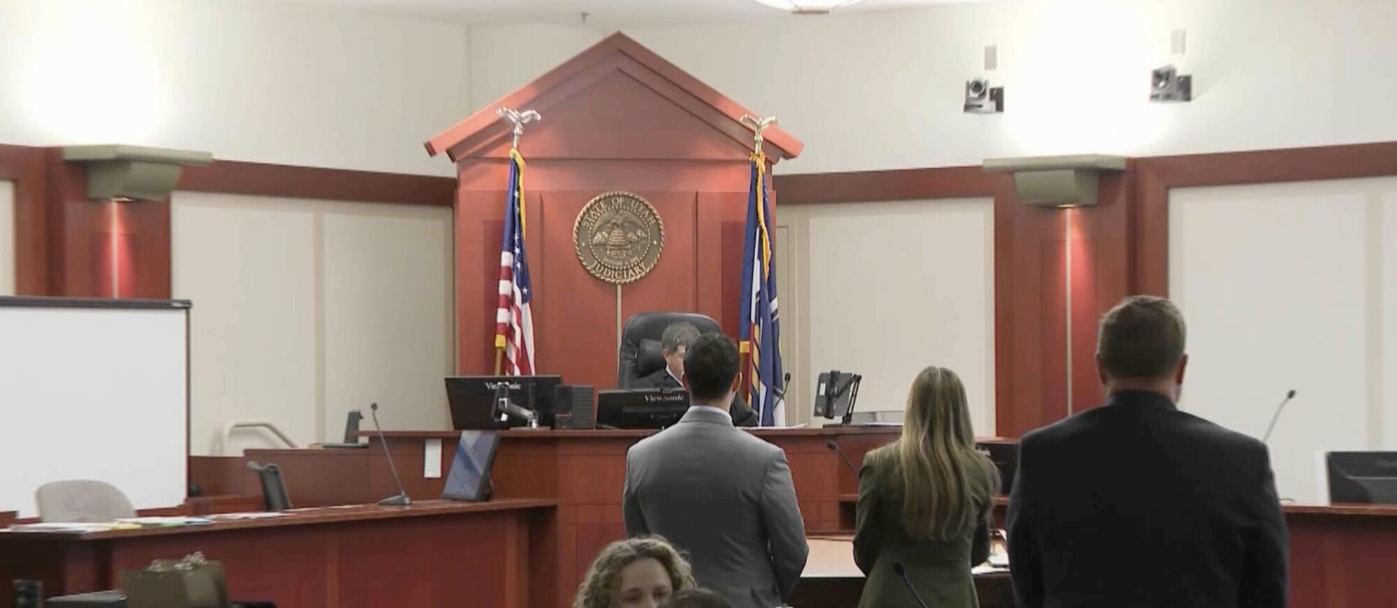 Jimmy Jeremy Haas, a former Taylorsville police officer made his first court appearance Friday in connection with a deadly fatal shooting case. (Istvan Bartos, KSL)