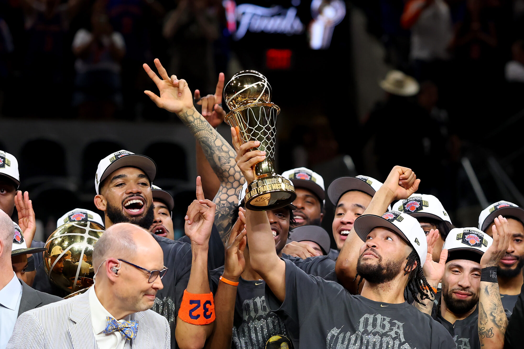 The Comeback Knicks are the Champion Knicks. Brunson scores 45, and New York tops Spurs for title