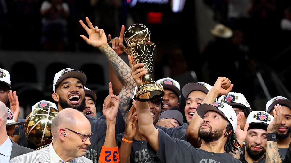 The Comeback Knicks are the Champion Knicks. Brunson scores 45, and New York tops Spurs for title