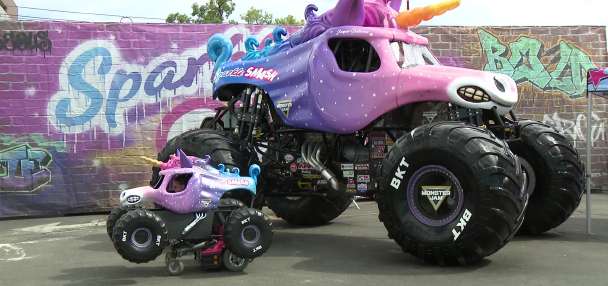 Nonprofit surprises 9-year-old monster truck superfan ahead of Monster Jam World Finals