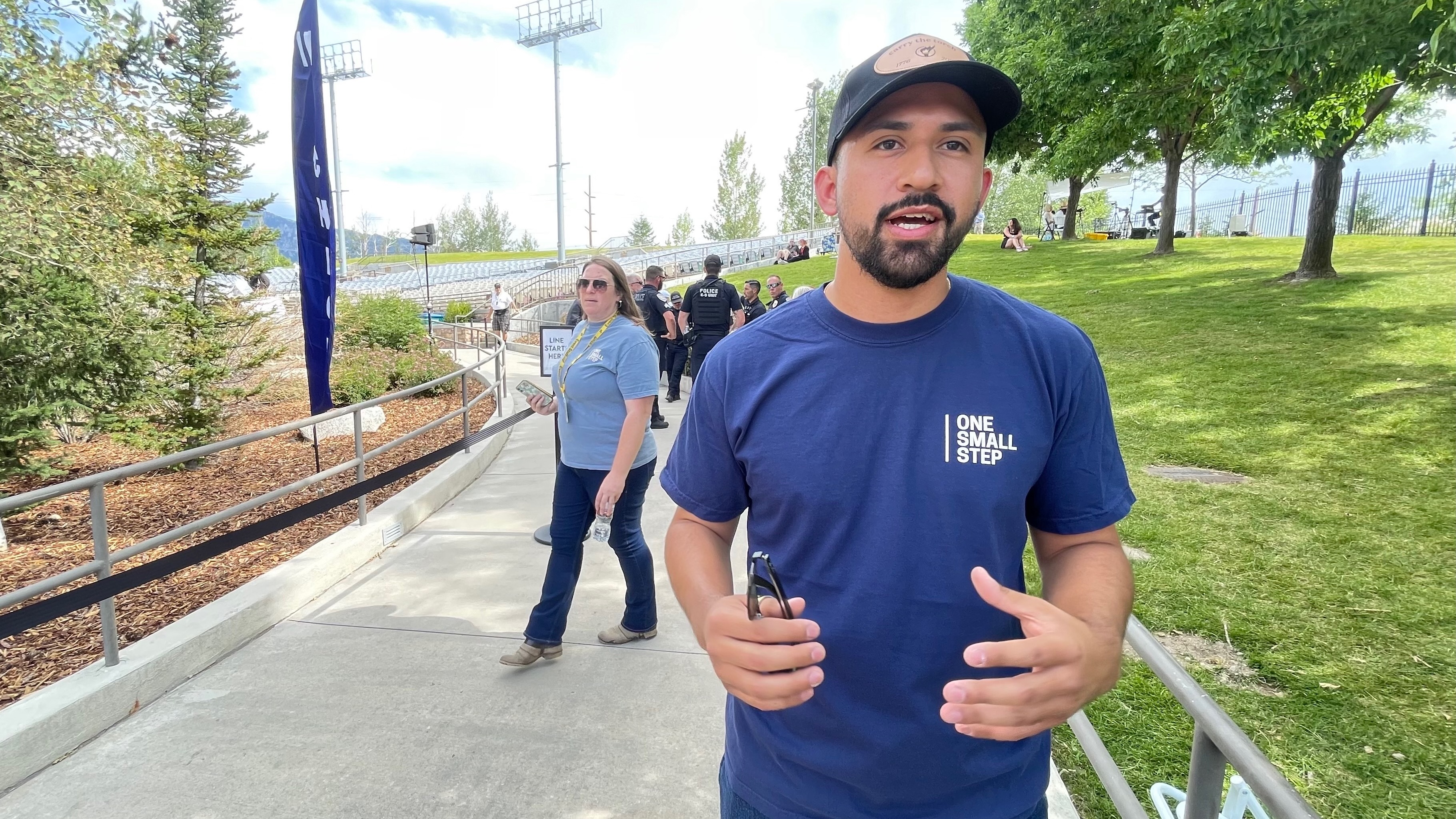 The conservative organizers of a Sandy Independence Day event put out a special call and invitation for participation by the Latino population. Angel Merlos of the Colorado chapter of the Libre Initiative attended Wednesday's event.