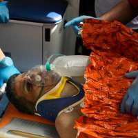 Venezuelan security guard pulled alive from building basement 8 days after twin quakes