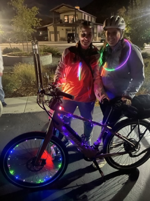 Moonlight on the Murdock Bike Ride
