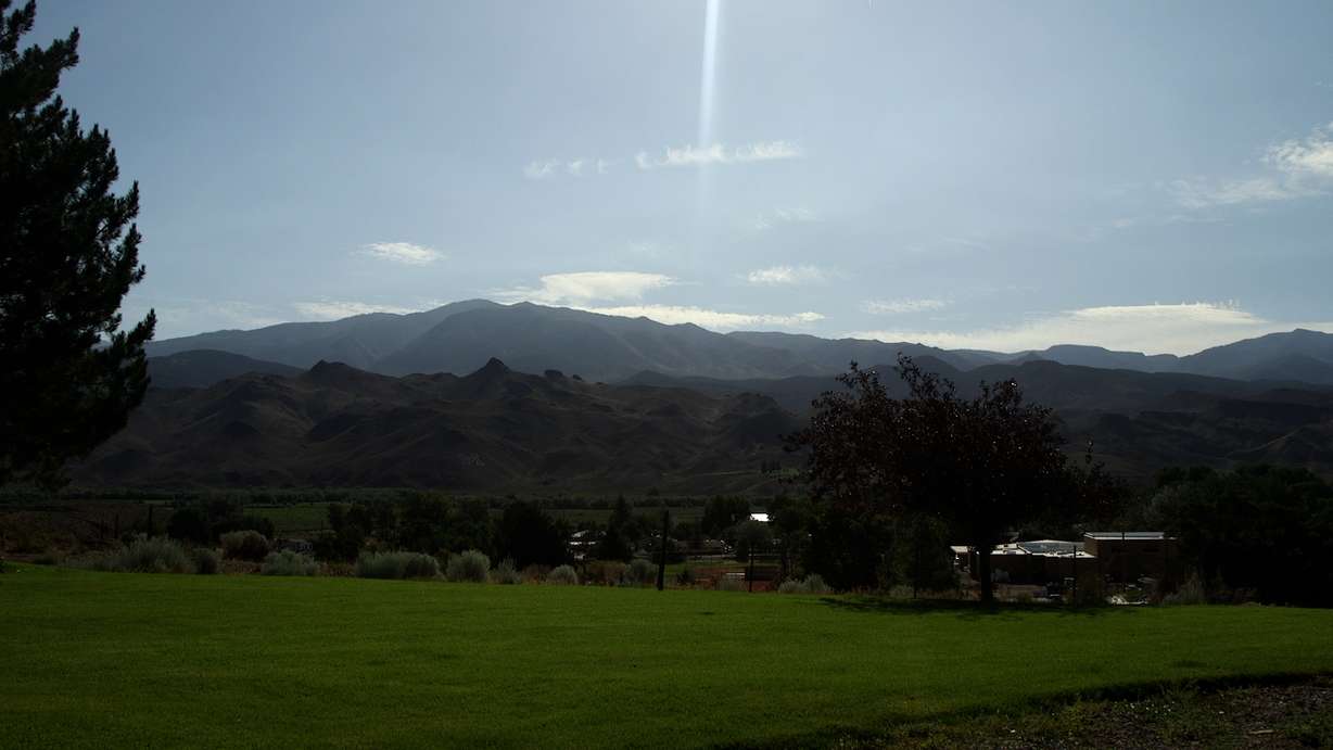 The view from Rocky Ridge Resort. The Cottonwood Fire continues to burn on Beaver Mountain, but about 20 miles away in Marysvale, business owners say another struggle is unfolding.