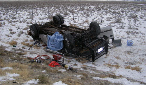 Man dies in rollover near Wendover