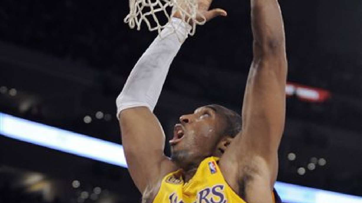 Lakers beat Jazz 123-109