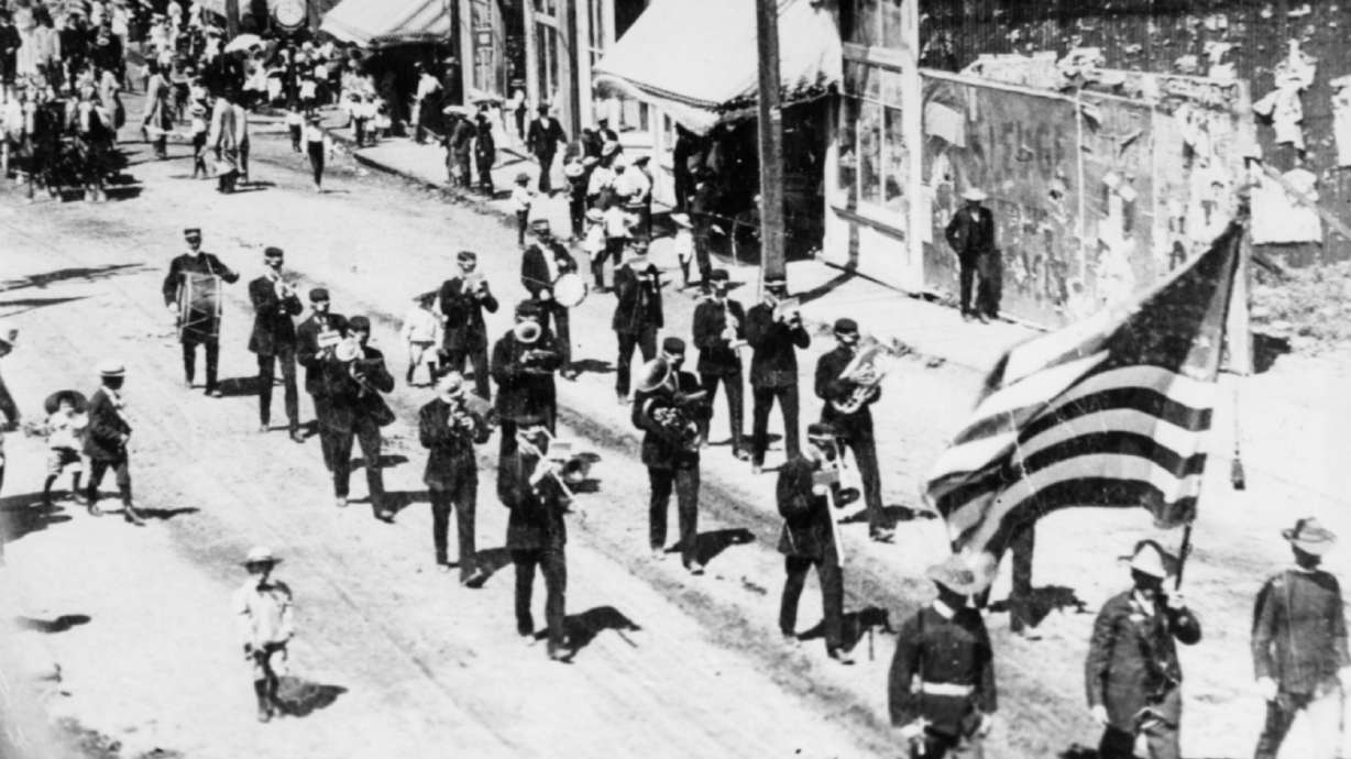 A Fourth of July celebration in Eureka on July 4, 1906. A debate over Fourth of July fireworks this year is just the latest chapter in a saga involving the holiday, fireworks and the state.