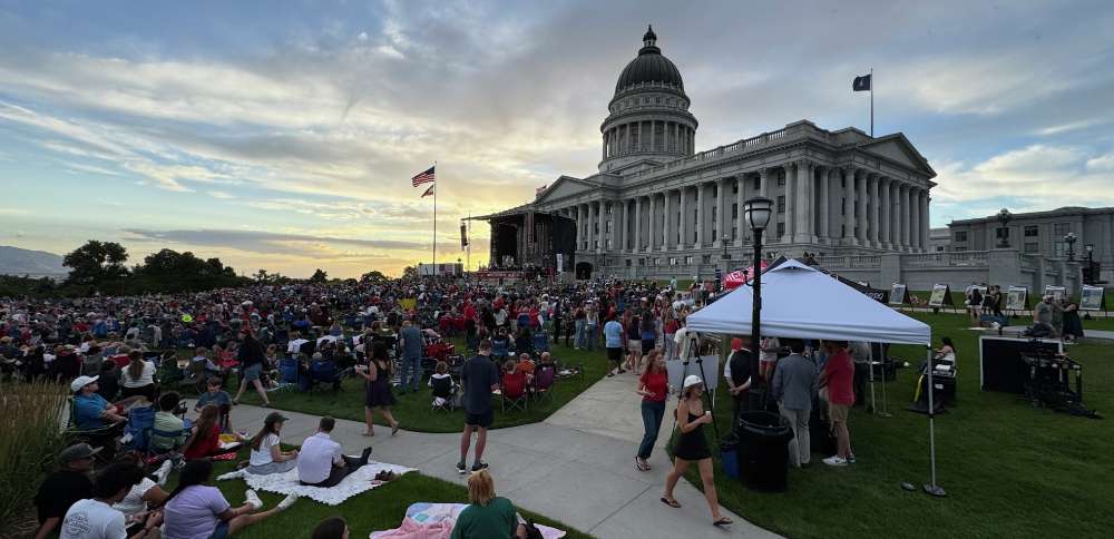Thousands gather at State Capitol for concert ringing in America 250