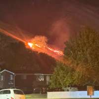 Large brush fire burns near Slate Canyon in Provo