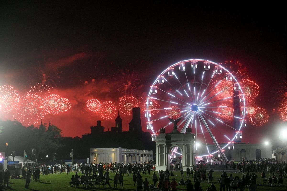 Red, white and view: How the Freedom 250 celebrations played out in the nation's front yard