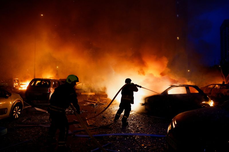 Russian strikes kill 28 in Kyiv area, exposing Ukraine air-defense shortages