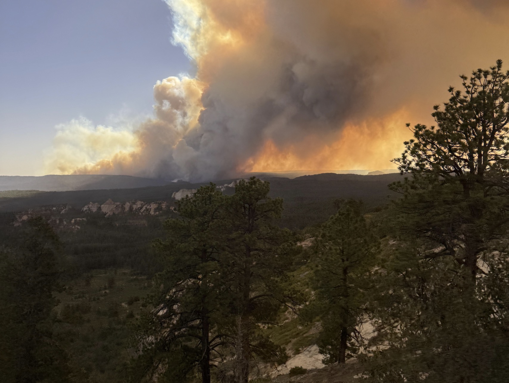 Nation's new largest active fire is also burning in Utah