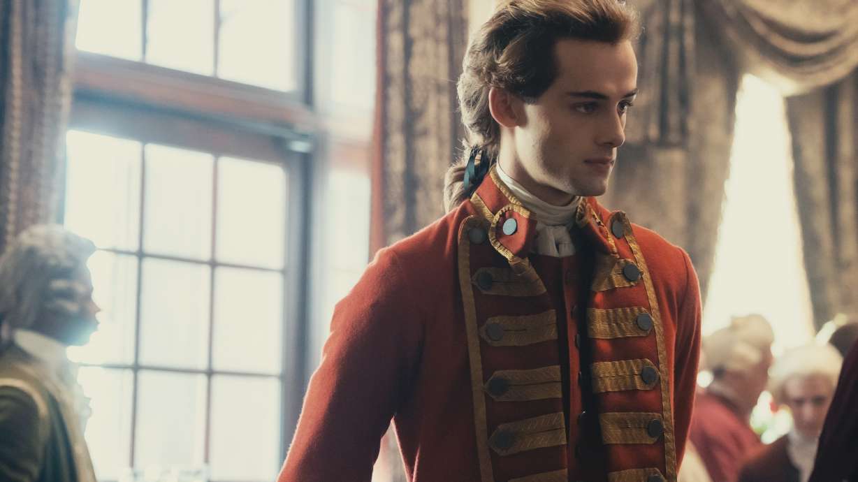 William Franklyn-Miller as young George Washington in new film "Young Washington."