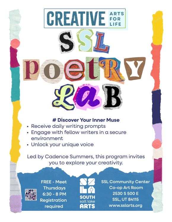 South Salt Lake Poetry Lab - July