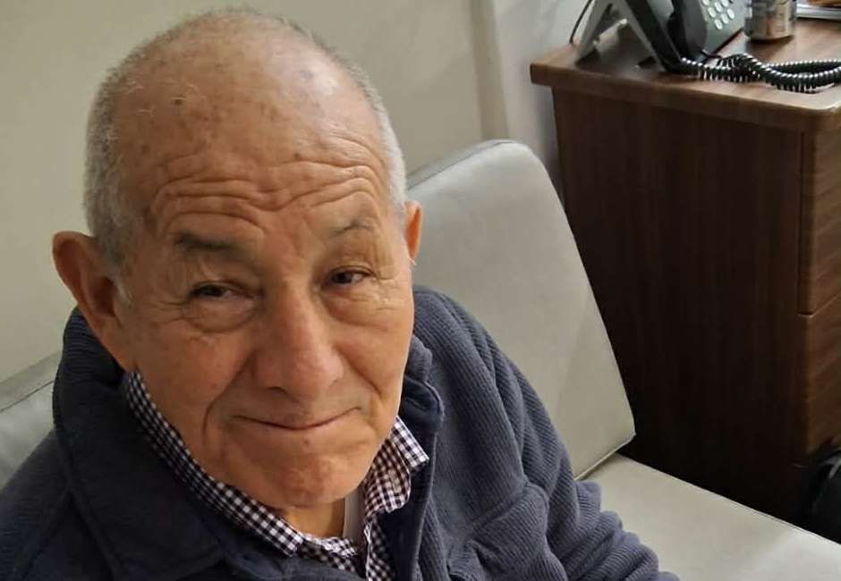 Federico Perez Arenas, 76, is pictured with his granddaughter in an undated photo. Perez was hit by a bullet that police believe was shot into the air somewhere nearby in Lehi on Saturday.