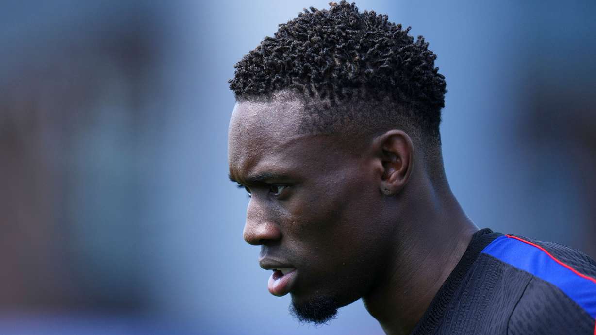 United States' Folarin Balogun (20) attends a training session ahead of their World Cup round of 16 soccer match against Belgium in Seattle, Sunday, July 5, 2026.