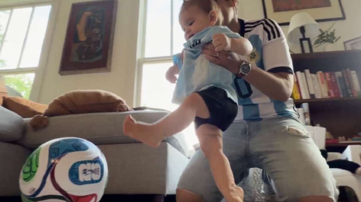 For one Atlanta family, Argentina's World Cup match is about more than soccer. It's about carrying a family tradition from one generation to the next.