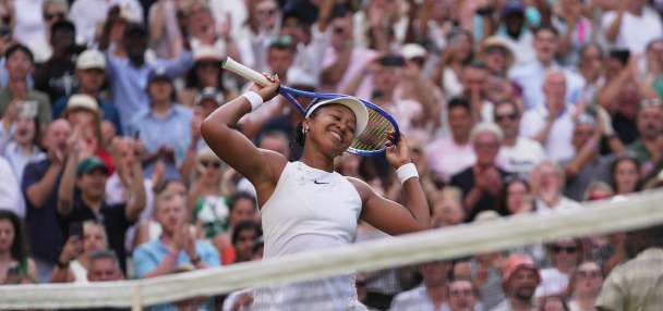 Naomi Osaka overpowers Aryna Sabalenka to reach the Wimbledon quarterfinals