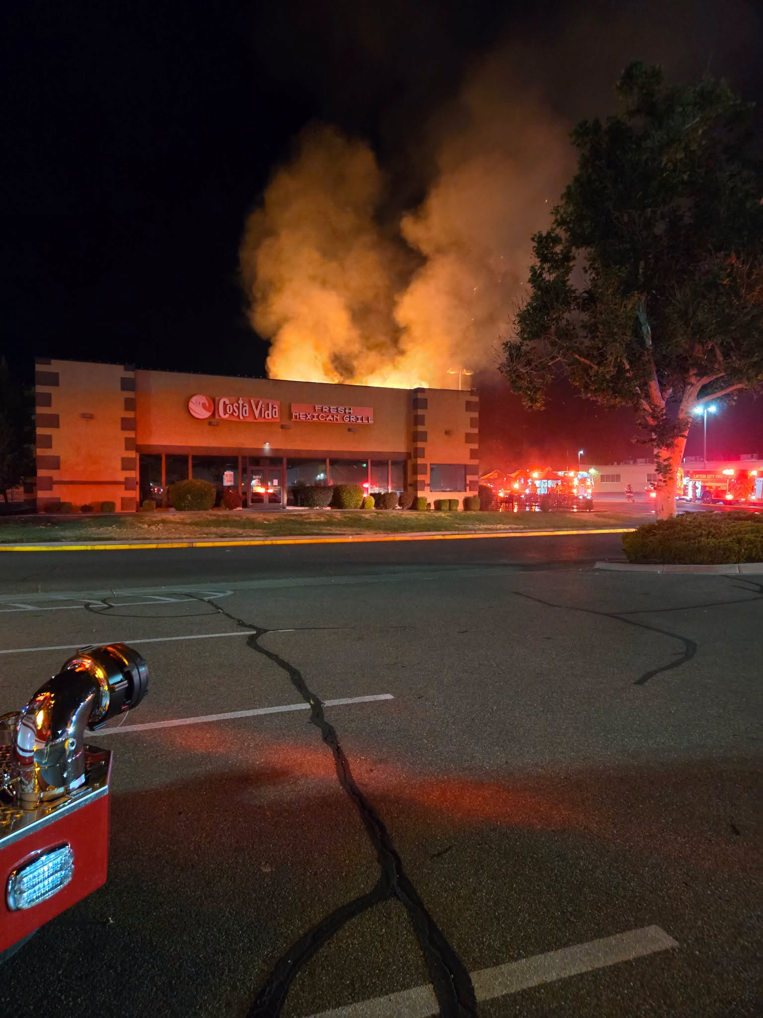 Police investigating whether fireworks sparked Layton restaurant fire