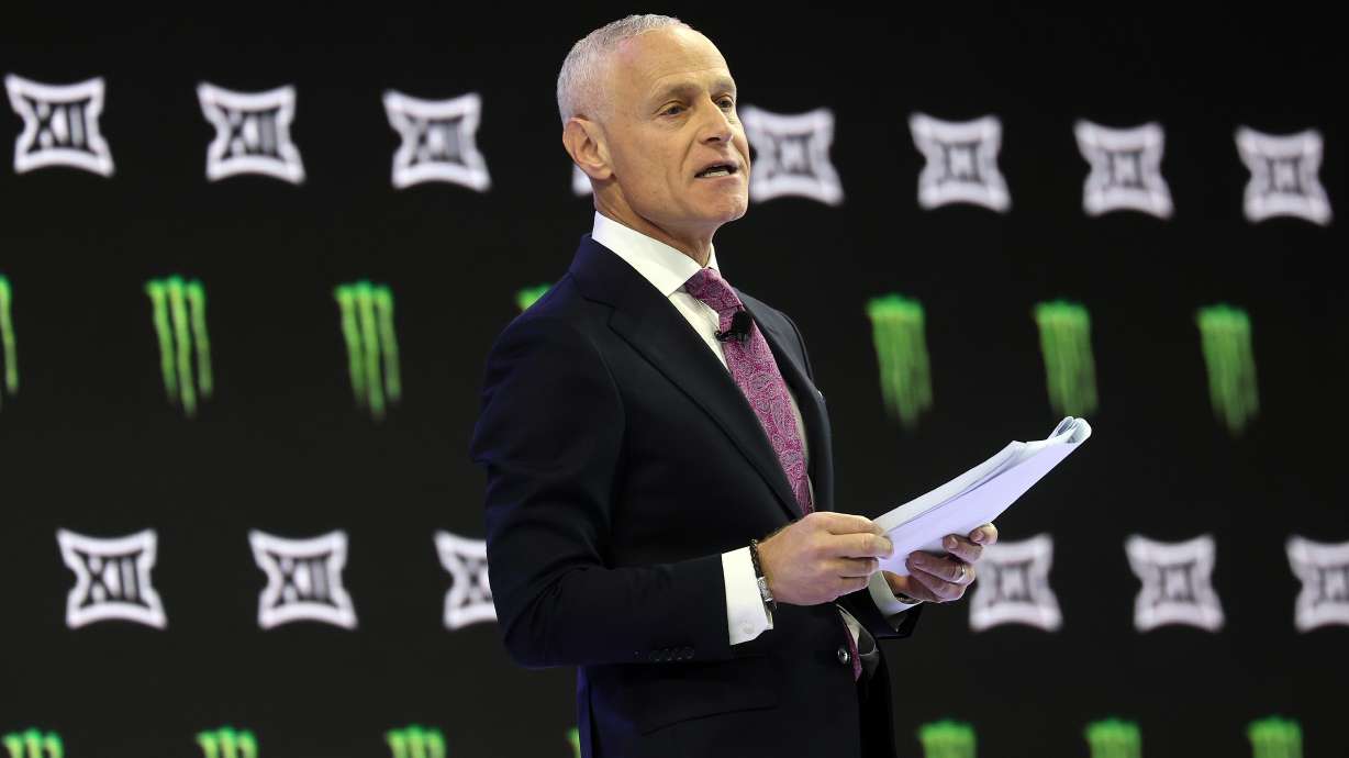Big 12 commissioner sidesteps Sorsby talk, pushes for global reach and 'Monster moments'