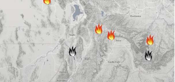 Utah Active Wildfires